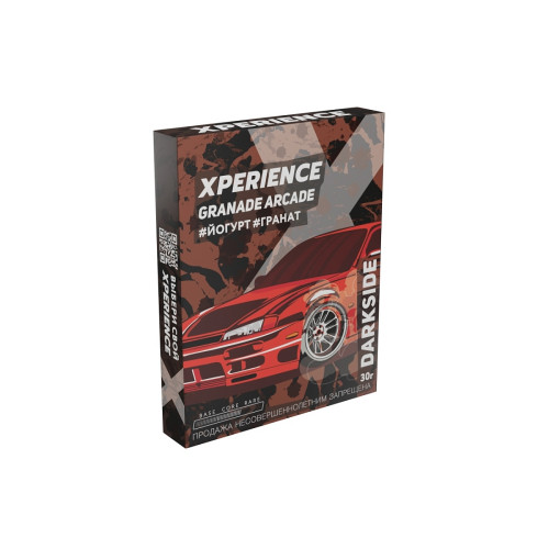 Табак для кальяна Darkside XPERIENCE 30гр Granade Arcade (Йогурт, Гранат)